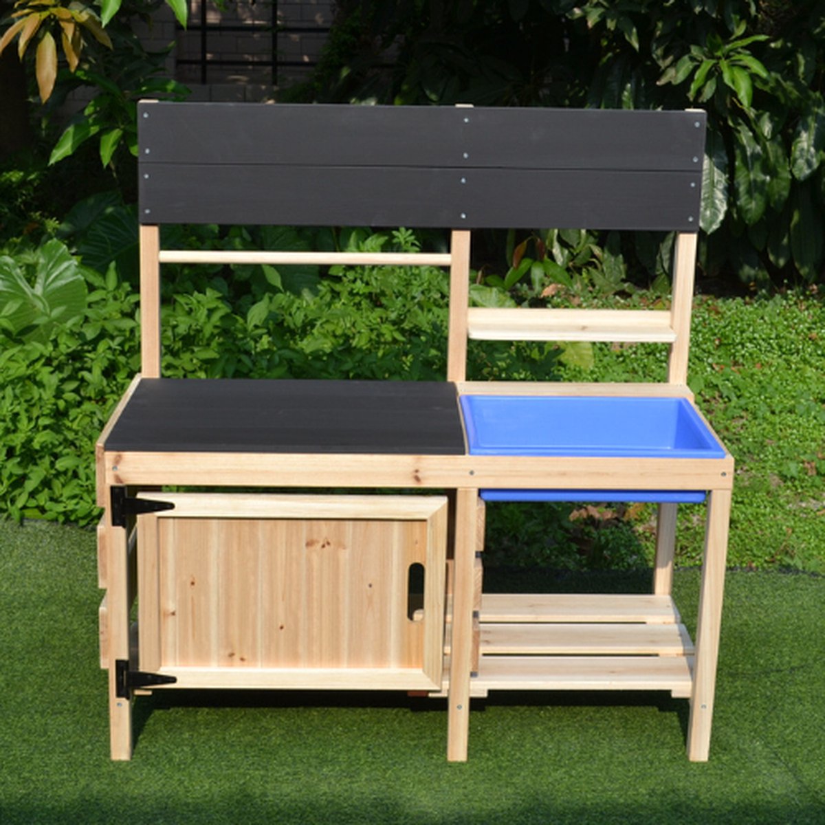 Houten Speelkeuken Krijtbord voor Buiten | Outdoor Kinderkeuken 950x430x980mm